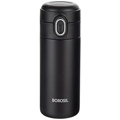 Borosil Stainless Steel Hydra Double Wall Vacuum Insulated Traveller F ...