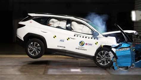 Hyundai Tucson Luxury SUV Scores Perfect 5-Star Safety Rating In Bharat ...