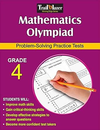 Buy Mathematics Olympiad Grade 4 - Problem solving Practice tests Book ...