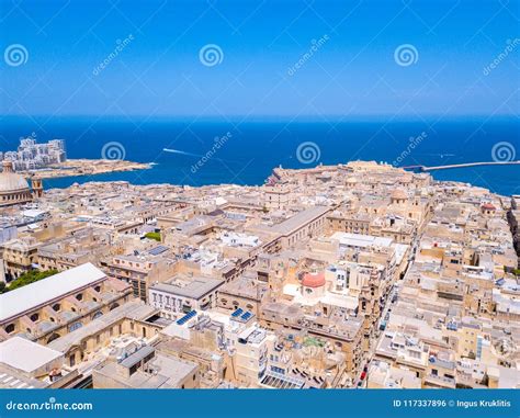 Ancient Capital City of Valletta Malta. Stock Photo - Image of coast ...