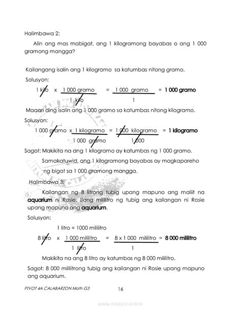 Image result for Grade 3 Math Module 4 Lesson 4