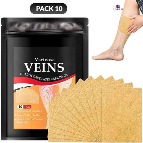 AEYURBS Varicose Vein Patches Varicose Vein Support Organic Formula ...