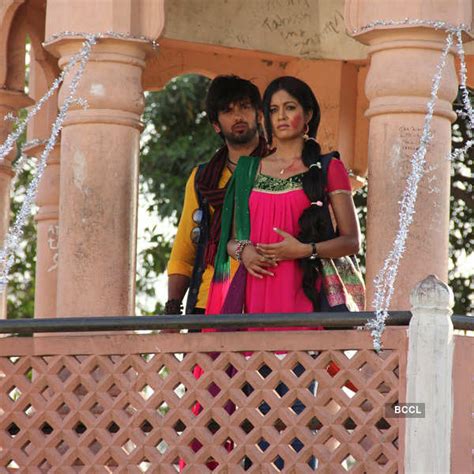 Ishita Dutta on the sets of Ek Ghar Banaunga.