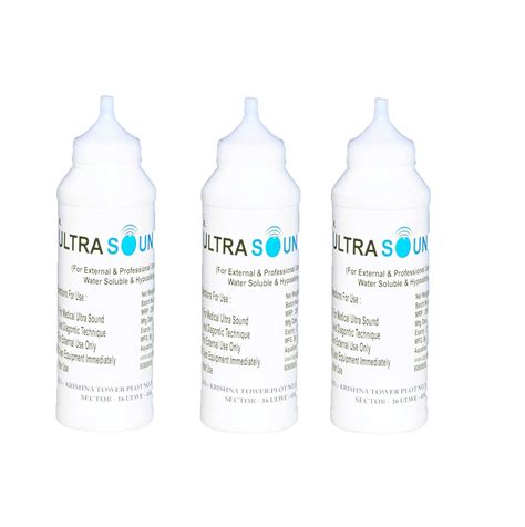 AQUATIOS GEL 250 ml Ultrasonic Gel for USG/ECG/Physio-therapy (Pack of ...