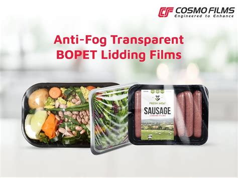 Cosmo Films Introduces Sealable Peelable PET Lidding Film