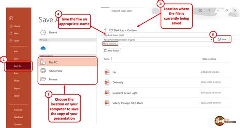Image result for How to Save PowerPoint On Desktop