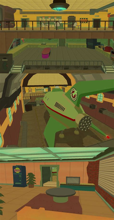 planet express building interior model by futuramafreak1
