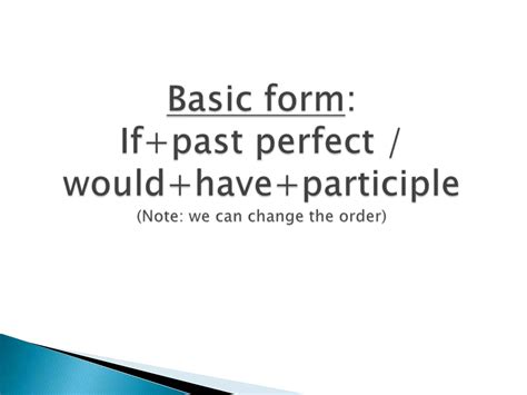 Image result for Third Conditional Formulas