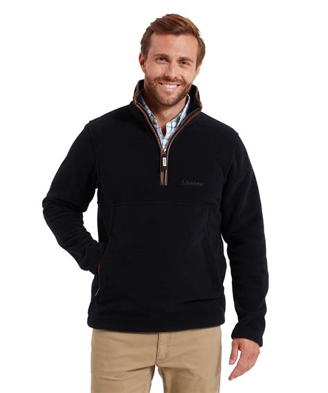 Men's Berkeley Quarter Zip Fleece Navy | Schöffel Country