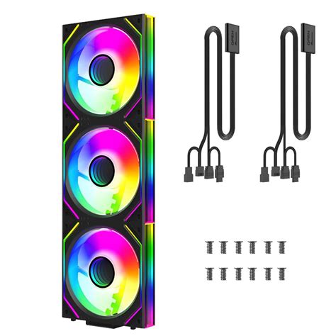 ICOLER UNI Fan JM-V2 120 Infinity Mirror Module Daisy-Chain ARGB Fan ...