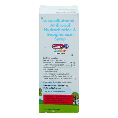 Corex-LS Junior Syrup का उपयोग, फायदे ,साइड इफेक्ट,कीमत in Hindi ...