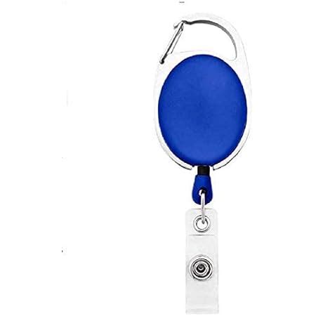 ANG YoYo Ovel, Retractable Reel ID Card Holder - Set of 1 Nos (Black ...