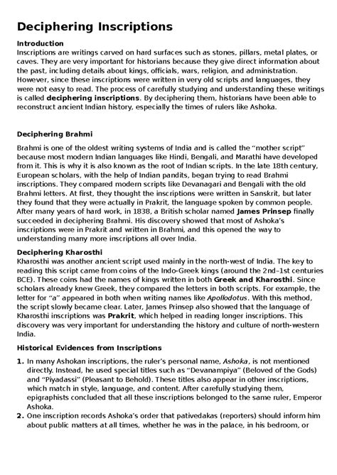 Deciphering Inscriptions: Understanding Ancient Scripts and Histories ...