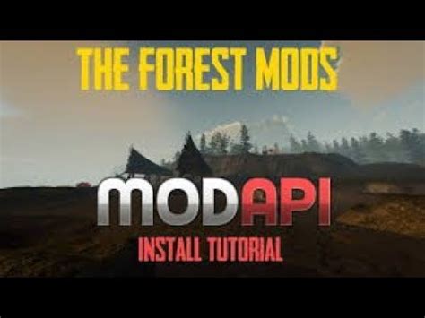 Image result for How to Install Mod API for the Forest