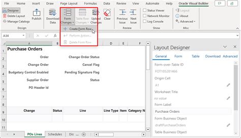 Excel Table Form 的图像结果