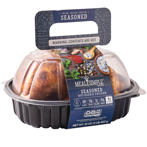 Meal Simple by H-E-B Rotisserie Chicken - Seasoned - Shop Entrees ...