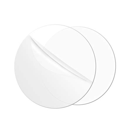 SZONEE 2 Pack) 1/4 Thick Round Clear Acrylic Sheets - India | Ubuy