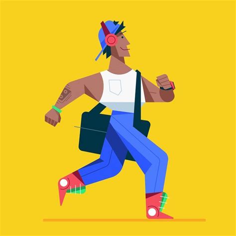 Clean Vector Character Design Illustration in Adobe Illustrator ...