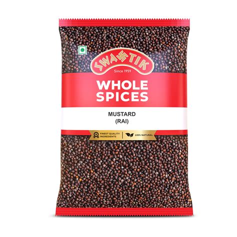 Swastik Mustard Seeds | 100% Natural Brown Mustard | Authentic Kali Rai ...