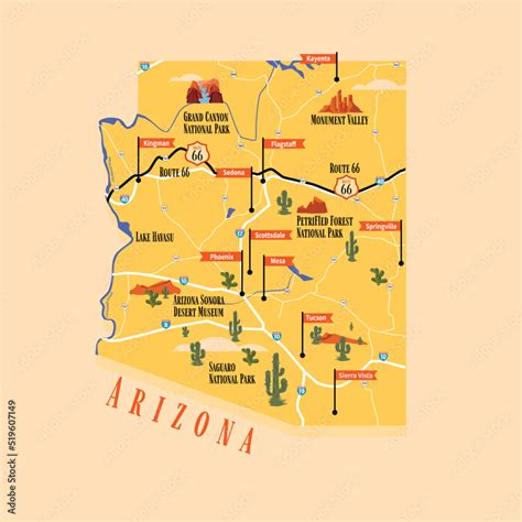 Arizona Map for Kids 的图像结果