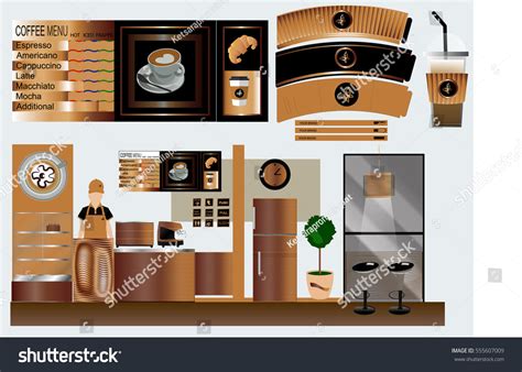 Coffee Shop Vector Image 的图像结果