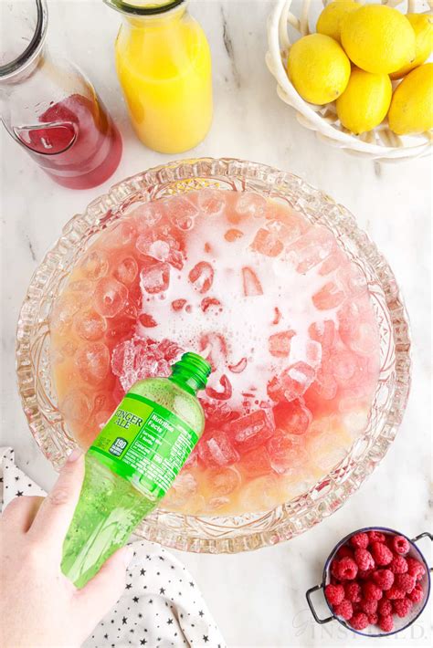 Easy Punch Recipes Ginger Ale