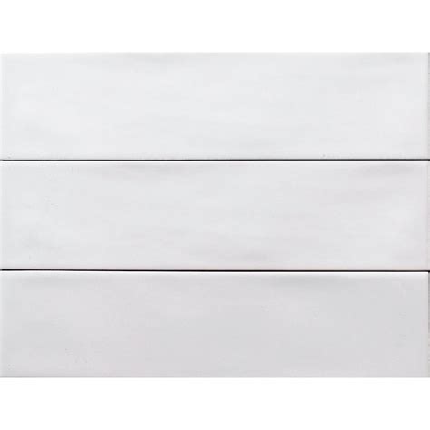 White Ceramic Subway Tile 3x12