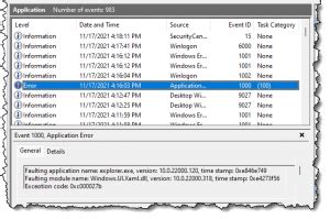 Image result for MS Access Error Event Viewer