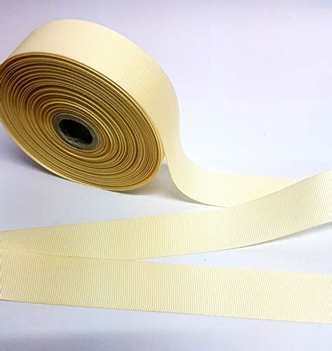 1 Inch Ivory Grosgrain Ribbon - 20 Meters Roll – PREMIER RIBBONS