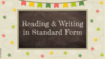 Standard Form Lesson 的图像结果