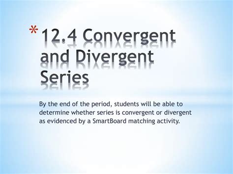 Image result for Convergent Series Examples