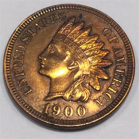 1900 Indian Head Penny Beautiful High Grade Coin | Property Room