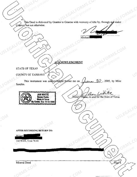 Texas Mineral Rights Deed Form at Winfred Gold blog