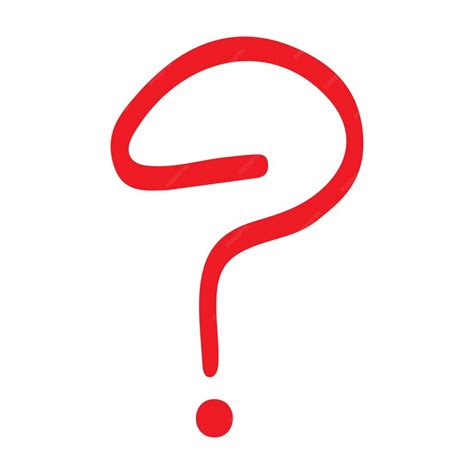 Image result for Red Question Mark Handrawn