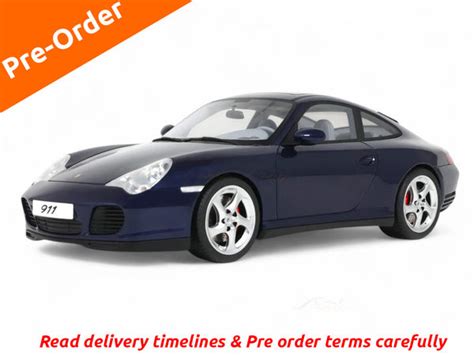 Pre Order : Porsche 911 996.2 Carrera 4S Dark Blue 1:18 GT Spirit resin ...