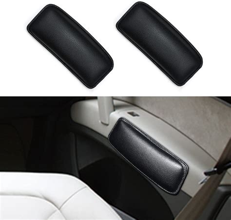 Automaze 2 Pack Leather Auto Center Console Knee Cushion Soft Pad, Car ...