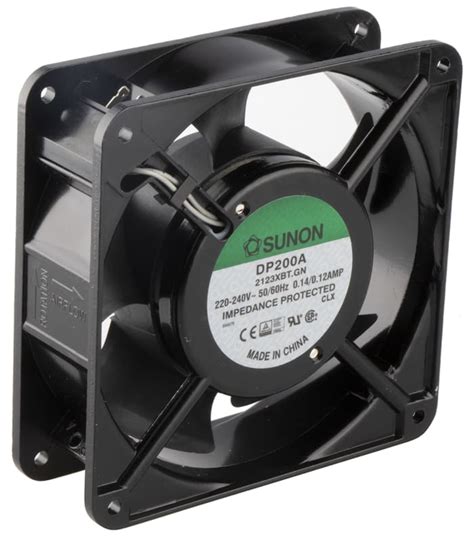 DP200A-2123XBT.GN Sunon | Sunon DP200 Series Axial Fan, 230 V ac, AC ...