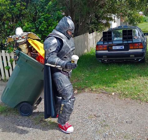 Hilarious pictures of people dressing up to take their trash out amid ...