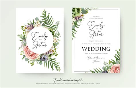 Formal Invitation To An Event Template - Polito Weddings