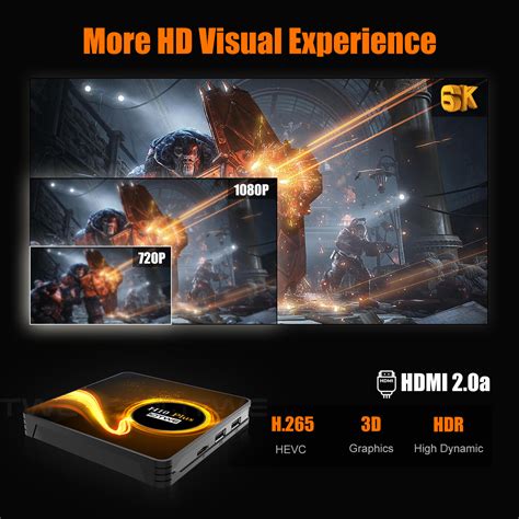 Buy 2023 Smart Android 11.0 TV Box Quad Core 2.4G/5G WIFI 6K HD Media ...