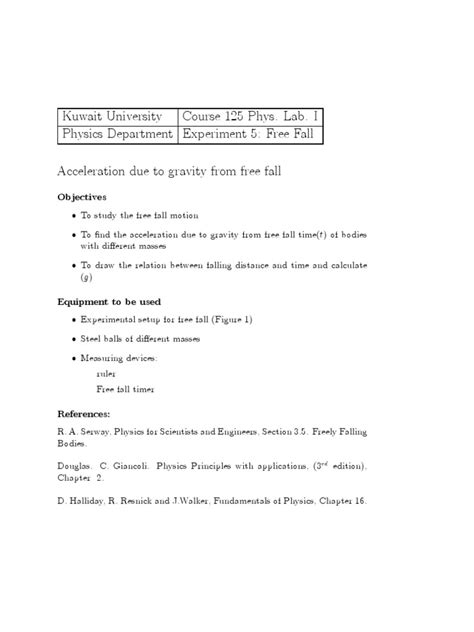 Image result for Sample Problem for Free Fall