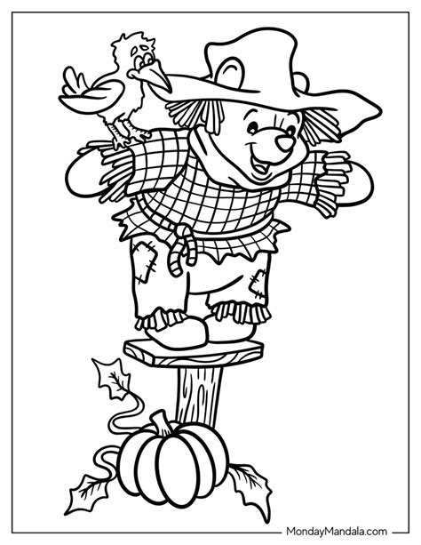 Scarecrow Coloring Pages Free Printable [2025]