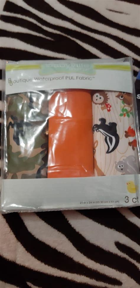 Dritz Babyville 21 by 24-inch PUL Waterproof Diaper Fabric Cuts, Forest ...