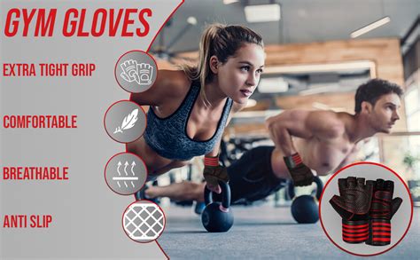 Buy FITLETHIC Weightlifting Gloves with Soft Padding and Wrist Wrap ...