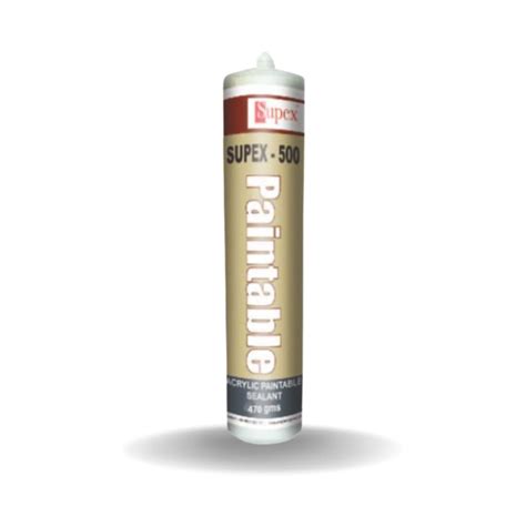 Supex 500, Acrylic Sealant | UPVC Windows | Door Frames | Internal Wall ...