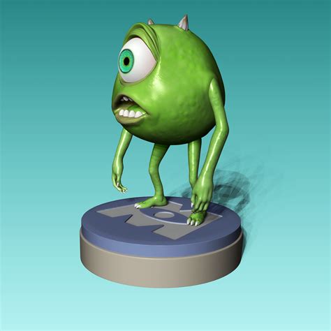 3D file Mike Wazowski from Monsters, Inc 🐉・3D print design to download ...