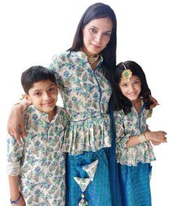 Brother and Sister Matching Ethnic Kids Wear for Wedding