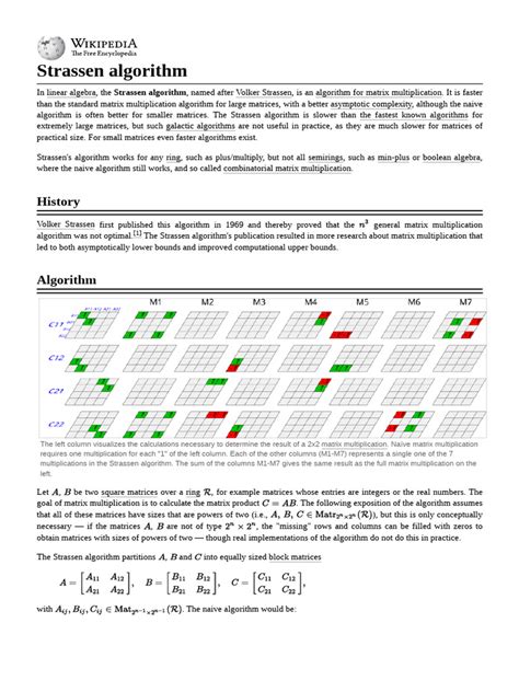 Image result for Strassen algorithm Implementation