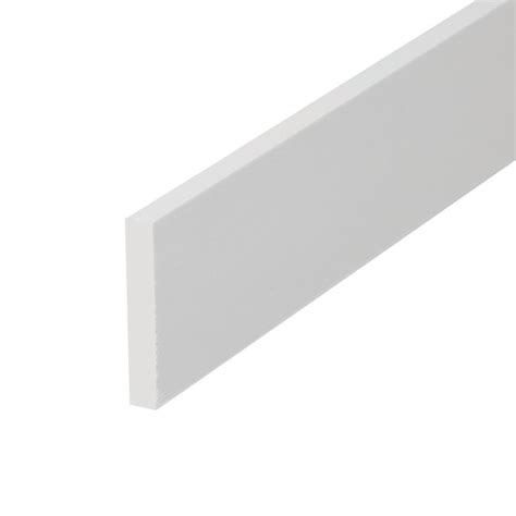 Royal Building Products 1-1/2-in x 8-ft Finished PVC Lattice Moulding ...