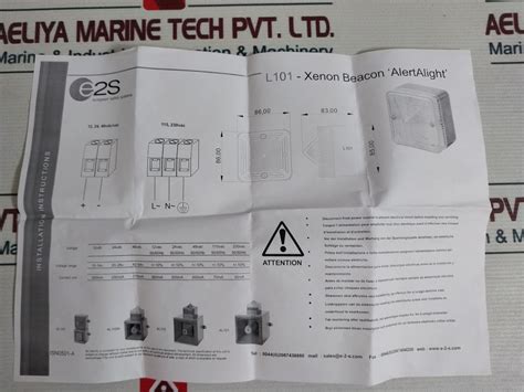 E2S Al105N Combined Sounder & Beacon – Aeliya Marine Tech